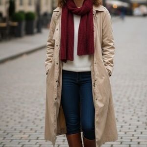 London Fog Classic Beige Trench Coat